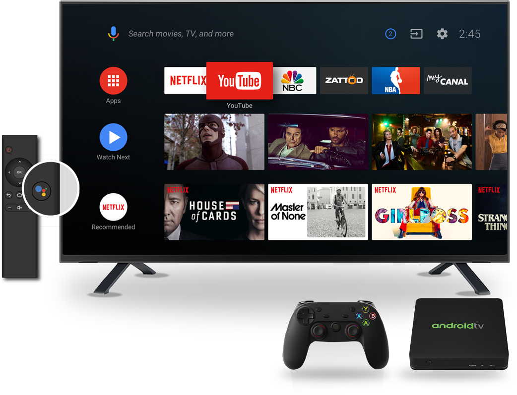 AG尊时凯龙Android TV机顶盒